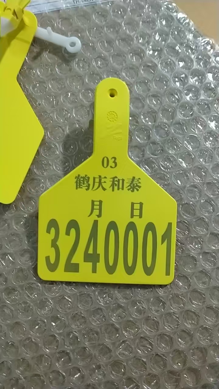 塑料豬耳標刻字